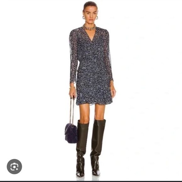 NWT Veronica Beard ROSALIA Silk Mini DRESS
BLACK Blue MULTI Size 6 Revolve - Picture 14 of 16